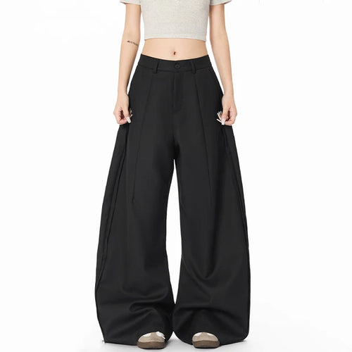 Load image into Gallery viewer, Men's Suit Pants New Summer Curved Knife Trendy Straight Wide Leg Stylish Solid Color Male Causal Clothing 2025 9W1929
