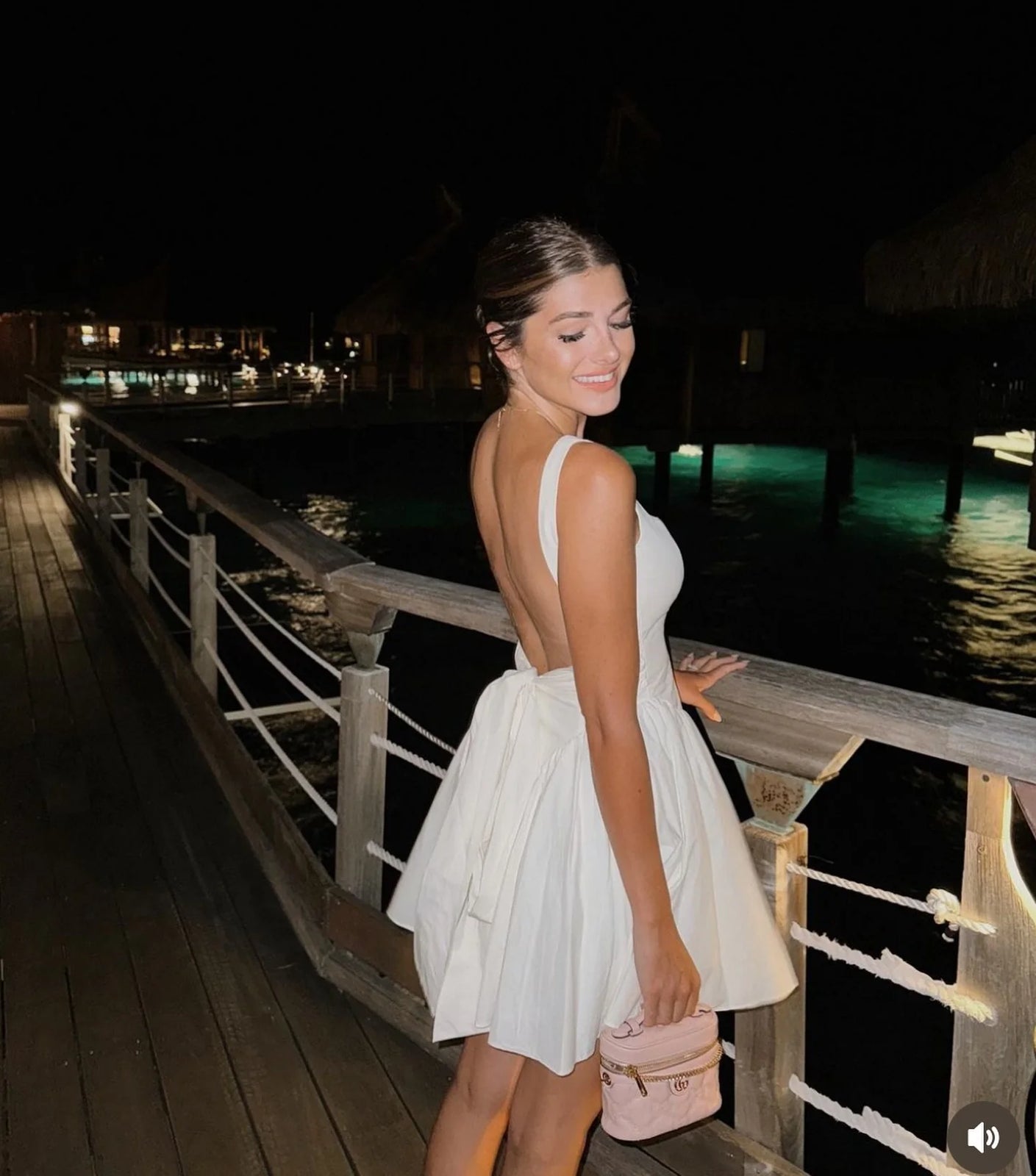 Summer Sexy Square Collar Backless Party Dresses Mini White Drape A Line Night Date Dress Big Bow Women New In Dress