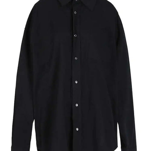 Load image into Gallery viewer, Women White Brief Shaped Big Size Casual Blouse New Lapel Long Sleeve Shirt Fashion Tide Spring Autumn 2025 CPG1165
