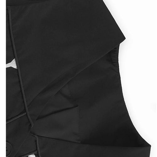 Load image into Gallery viewer, Big Size Black Dot Vest Wide Leg Pants Two Piece Suit New V-Neck Sleeveless Women Fashion Tide Spring Autumn 2025 1DJ1105
