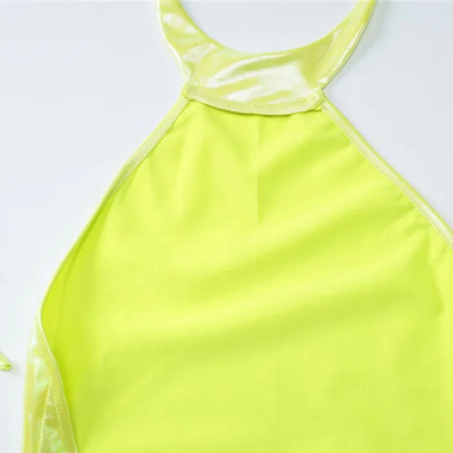 Load image into Gallery viewer, Halter Backless Bow Sexy Maxi Dress For Women Gown Fashion Shiny Sleeveless Lace-up Bodycon Club Long Dress Elegant
