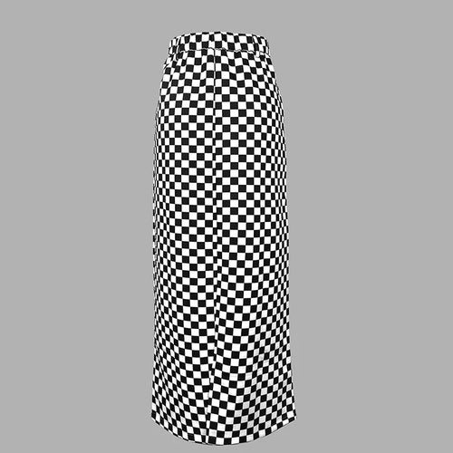 Load image into Gallery viewer, Fall Long Plaid Skirt for Women Winter Christmas Party Banquet Office Printed Vintage Classic Plaid Maxi Skirts Bottoms
