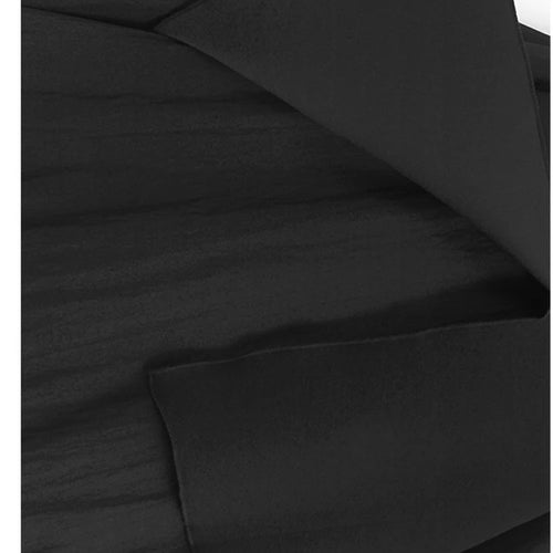 Load image into Gallery viewer, Women Black False Two Ruffles Hem Big Size Midi Dress New Round Neck Long Sleeve Fashion Tide Spring Autumn 2025 1DH9654
