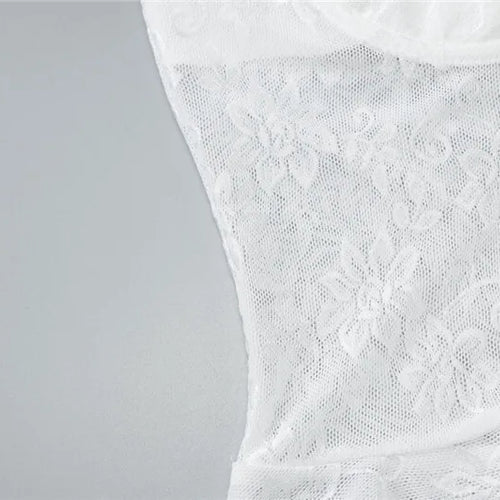 Load image into Gallery viewer, Lace Sexy Two Piece Sets Women Spaghetti Strap Sleeveless Crop Tops And Long Skirt Matching Sets Elegant Club Sets
