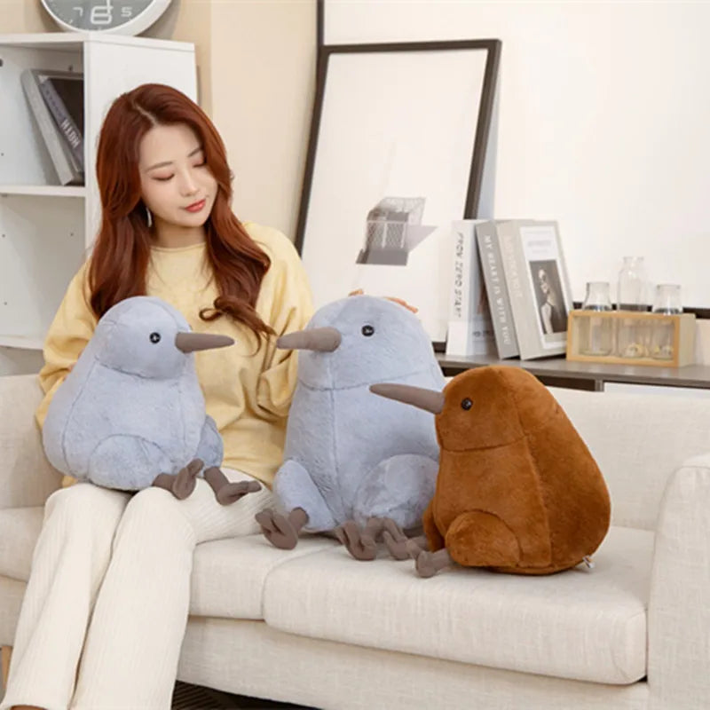 30/40cm Cute Stuffed Animal Toy for Children Lifelike Kiwi Bird Plush Toy  Kids Doll Soft Cartoon Pillow Lovely Birthday Gift