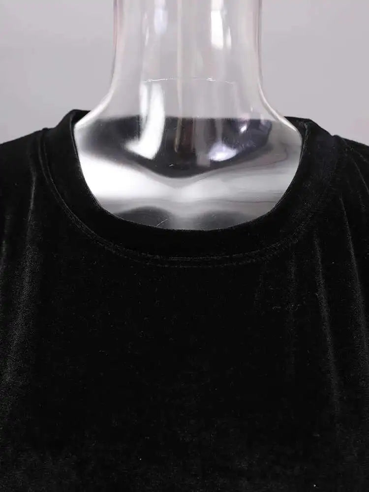 Women Green Mesh Ruffles Hem Big Size Knee-Length Dress New Round Neck Short Sleeve Fashion Spring Summer 2025 CPG2904