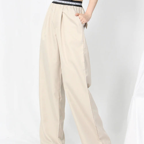 Load image into Gallery viewer, Korean Fashion Loose Wide Leg Pants For Women High Waist Casual Solid Trousers Female Clothes Style Spring
