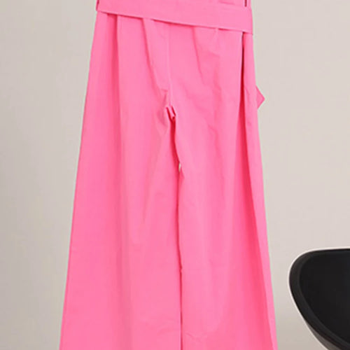 Load image into Gallery viewer, Korean Casual Wide Leg Pants For Women High Waist Solid Minimalist Loose Trousers Female Fashion Clothing
