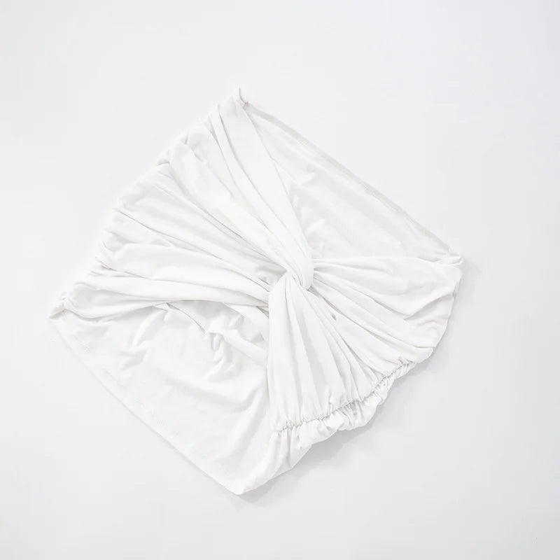 Sexy 2 Pieces Sets For Women Off-shoulder Strapless Hollow Out Bodysuit And Hot Skirt Two Pieces Sets Sexy Suit