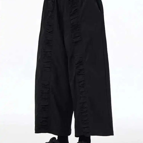 Load image into Gallery viewer, High Elastic Waist Army Green Pleated Long Wide Leg Pants New Trousers Women Fashion Tide Spring Autumn 2025 1DH6677
