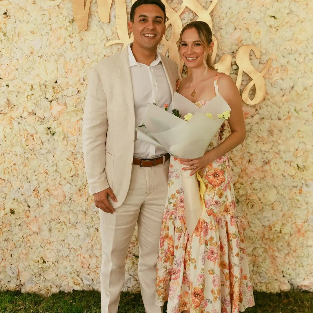 Summer Ruffle Hems Elegant Party Dresses 2024 Causal Floral Print Fit and Flare Dress with Pocket Women Midi Dress