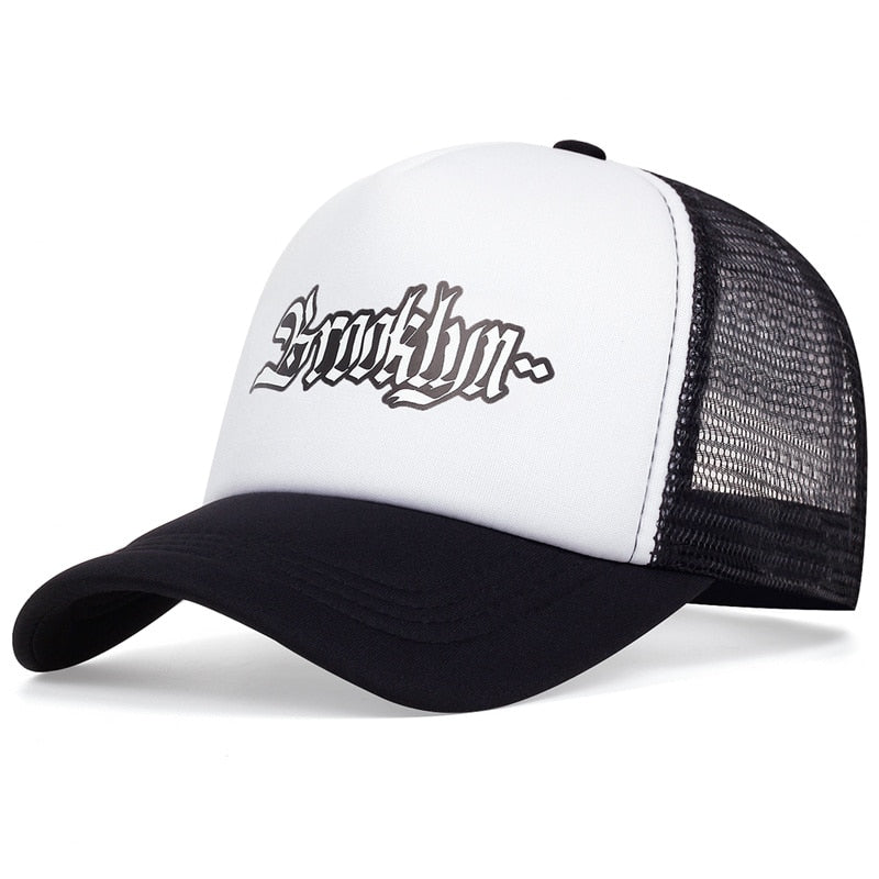 BROOKLYN truck cap Women Men Baseball Cap Outdoor Sunscreen Unisex Baseball Hat