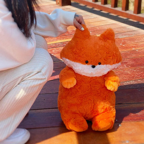 Load image into Gallery viewer, Soft Kawaii Fox Plush Toy Cute Cartoon Foxes Stuffed Animal Doll Girl Lovers Christmas Gift Cute Sofa Decor Sleep Pillows
