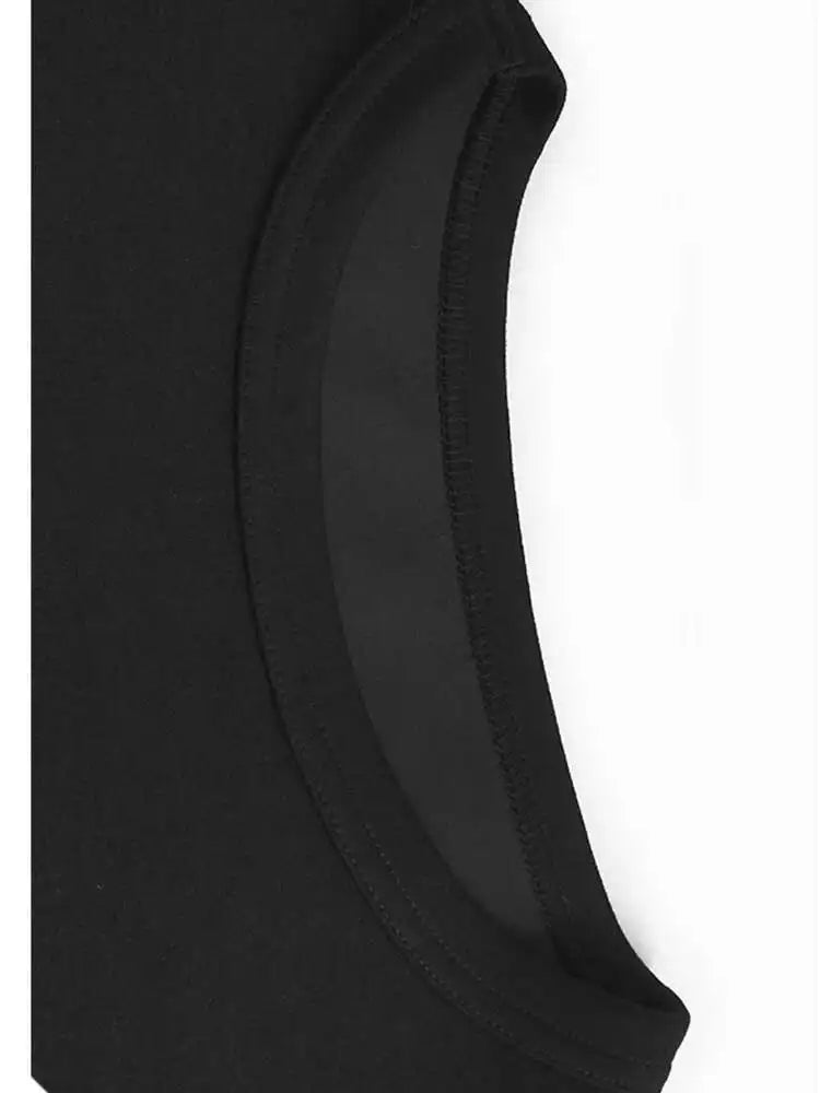 black T-shirt Half-body Skirt Two Pieces Suit New Round Neck Long Sleeve Women Fashion Tide Spring Autumn 2025 1DH8643