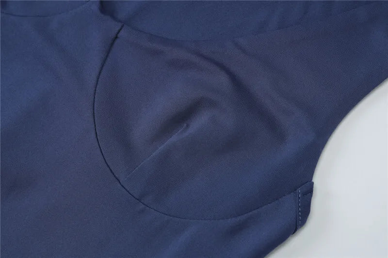 Sleeveless Ruched Sexy Mini Dress For Women Robe New Fashion Solid U Neck Sleeveless Bodycon Club Dress Partywear