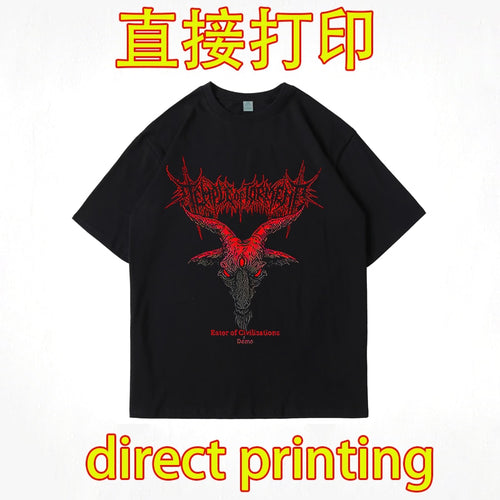 Load image into Gallery viewer, Vintage Washed Tshirts Anime T Shirt  direct printing
