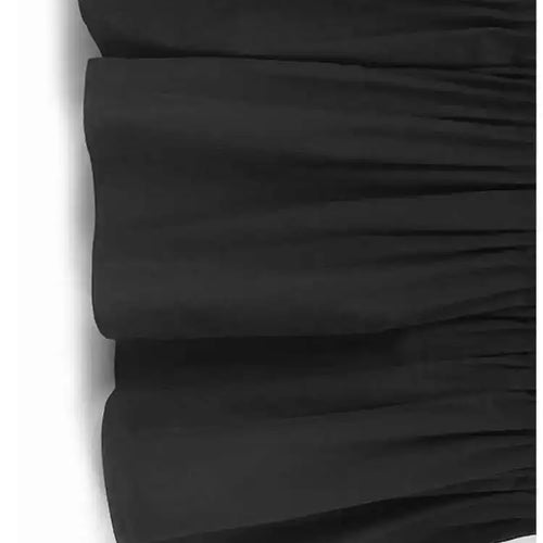 Load image into Gallery viewer, Women Black Pleated Hem Elegant Big Size Midi Vest Dress New V-Neck Sleeveless Fashion Tide Spring Autumn 2025 1DH9964
