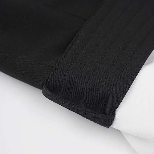 Load image into Gallery viewer, Women Black Double Breasted Color-block Mini Blazer Dress New Lapel Long Sleeve Fashion Tide Spring Autumn 2025 CPDB254
