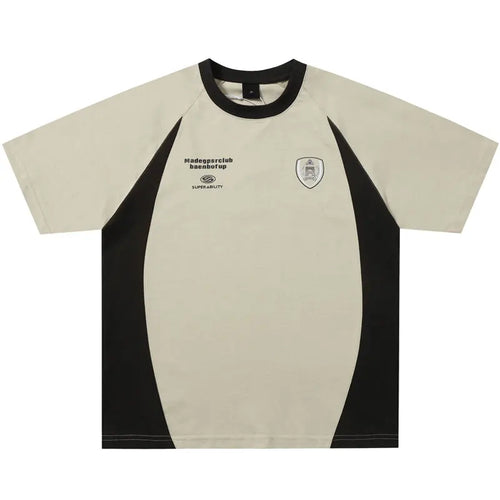 Load image into Gallery viewer, Vintage Tshirt Y2K Graphic Printed Patchwork Racing Sports Streetwear T-Shirts Hip Hop Harajuku Casual Baggy Cotton Tops Tee
