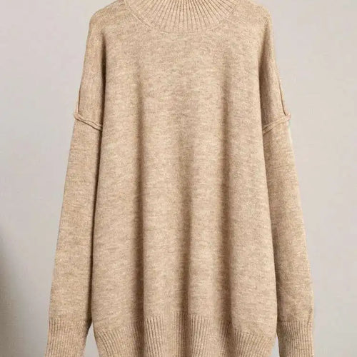 Load image into Gallery viewer, Big Size Red Sweater Wide Leg Pants Two Piece Suit New Turtleneck Long Sleeve Women Fashion Spring Autumn 2025 1DH8550
