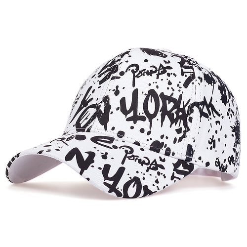 Load image into Gallery viewer, Letters graffiti printed baseball cap fashion outdoor cotton dad hat casual sports hip-hop hats men and women wild caps
