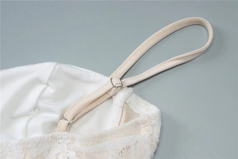 Spaghetti Strap Lace Sexy Maxi Dress For Women Gown Black Sleeveless Backless Thigh High Split Bodycon Long Dress