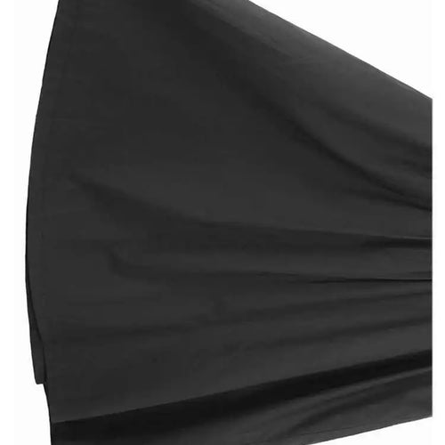 Load image into Gallery viewer, Women Black Ribbons Design Big Size Midi Dress New Round Neck Short Sleeve Fashion Tide Spring Summer 2025 1DH5566
