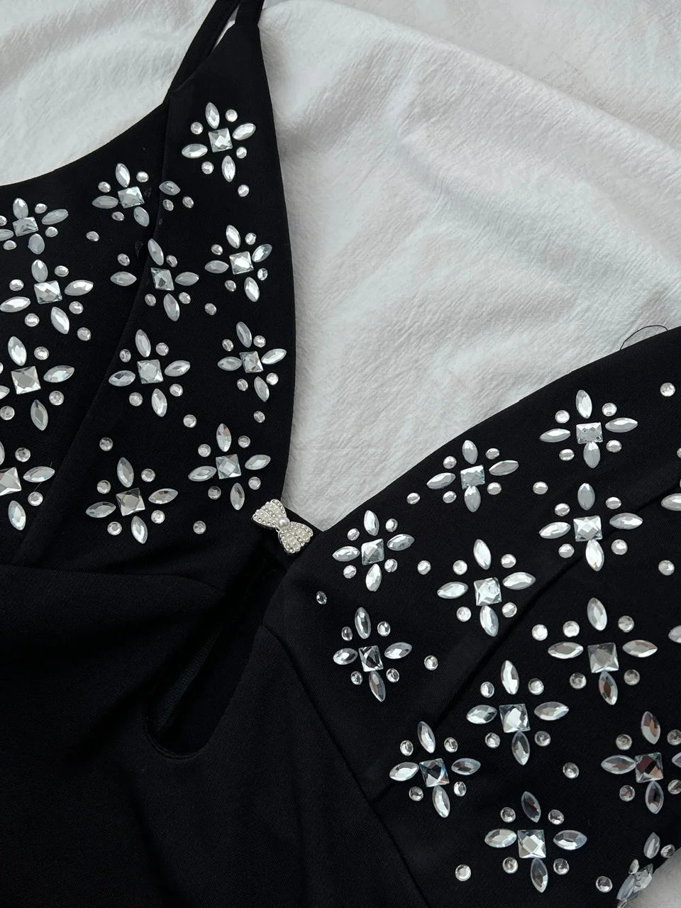 Summer Black Print Hollow Out Backless Party Slip Long Dress Women Sleeveless V Neck Sexy Club Wrapped Hip Dresses Clothes Trend