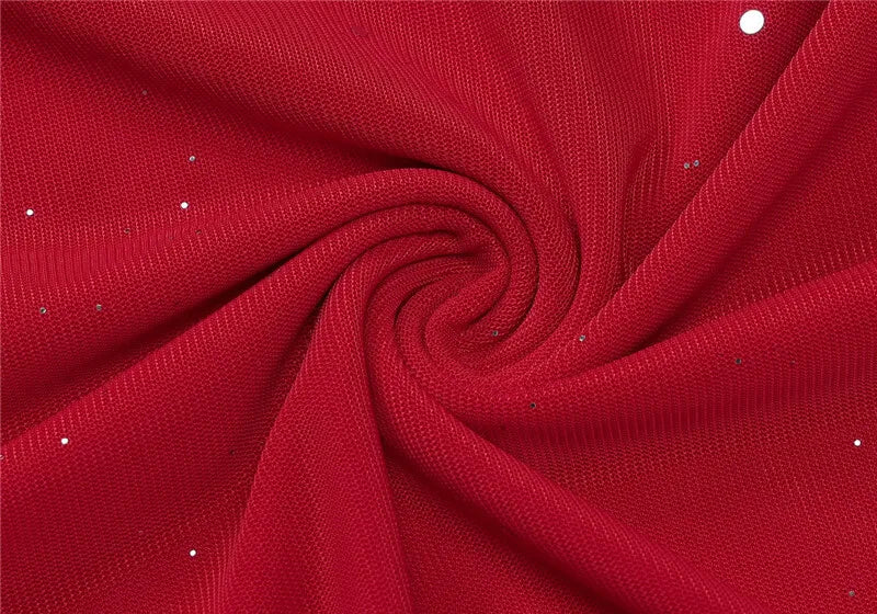 Spaghetti Strap Ruffled Sexy Mini Dress For Women Red Fashion Sleeveless Backless High Waist A-line Club Party Dress