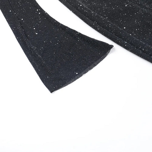 Load image into Gallery viewer, Glitter Off-shoulder Sexy Maxi Dress For Women Gown Black Strapless Long Sleeve Bodycon Club Party Sparkle Long Dress
