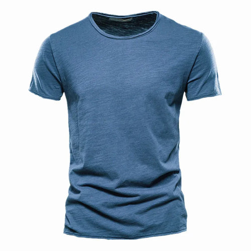 Load image into Gallery viewer, Brand Quality 100% Cotton Men T-shirt V-neck Fashion Design Slim Fit Soild T-shirts Male Tops Tees Short Sleeve T Shirt For Men v2
