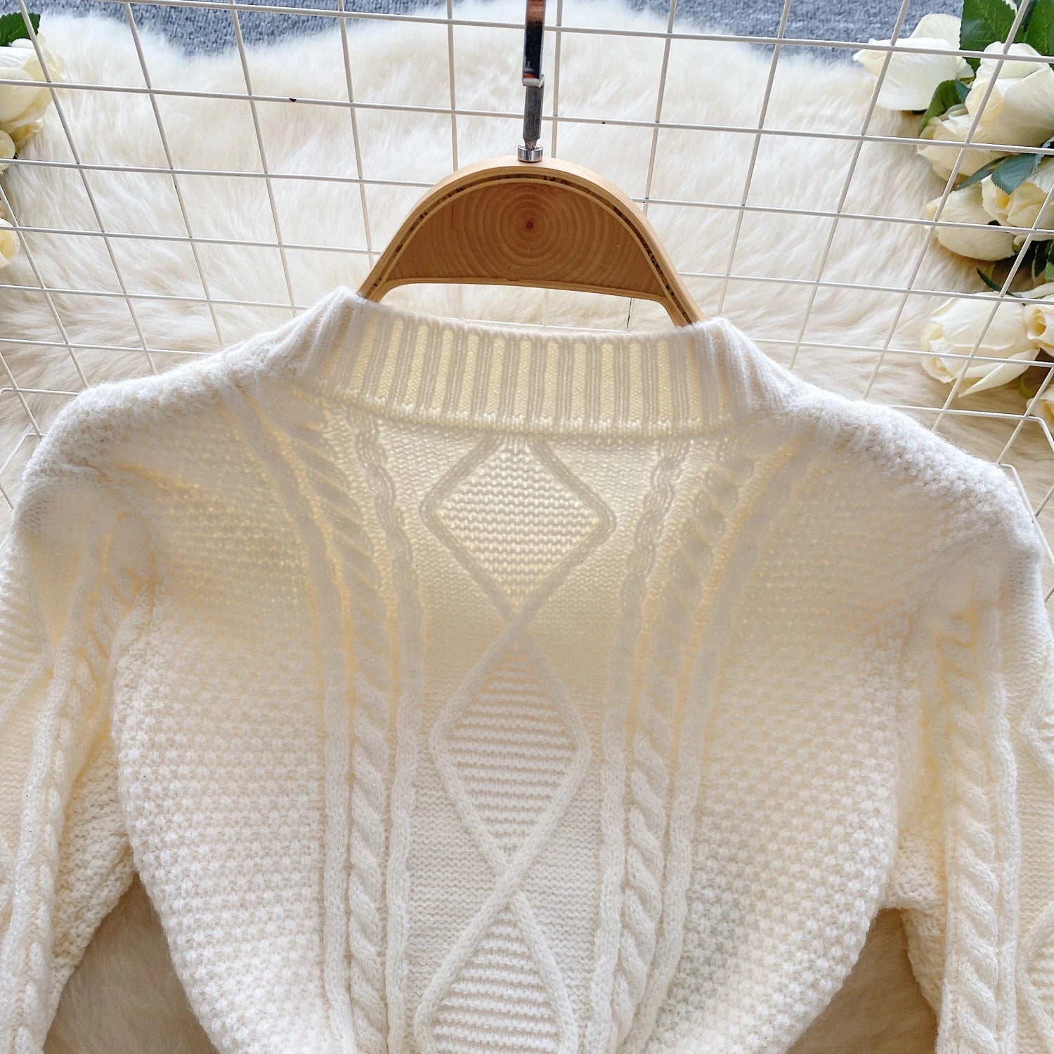 Women Black Round Neck  Single Breasted Knitted Dress Autumn Winter Beige Long Sleeve Casual Elegant Mini Sweater Dress Clothes