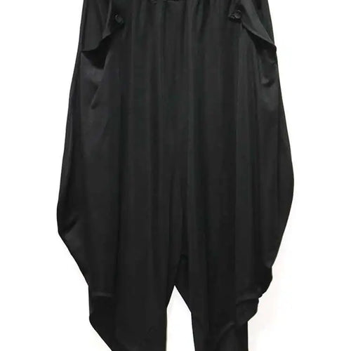 Load image into Gallery viewer, High Elastic Waist Black Brief Long Casual Wide Leg Pants New Trousers Women Fashion Tide Spring Autumn 2025 1DJ0218
