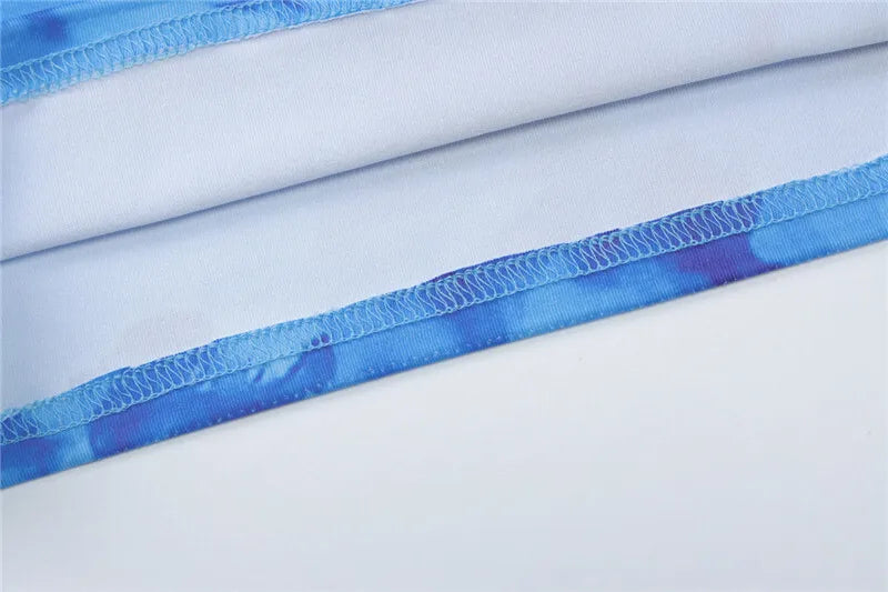 Strapless Print Sexy Two Piece Sets Women Spaghetti Strap Crop Tops And Maxi Skirt Female Elegant Printed 2 Piece Sets