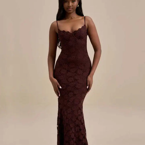 Load image into Gallery viewer, Spaghetti Strap Backless Sexy Maxi Dress For Women Gown Elegant Sleeveless Evening Club Party Bodycon Dress Clubwear
