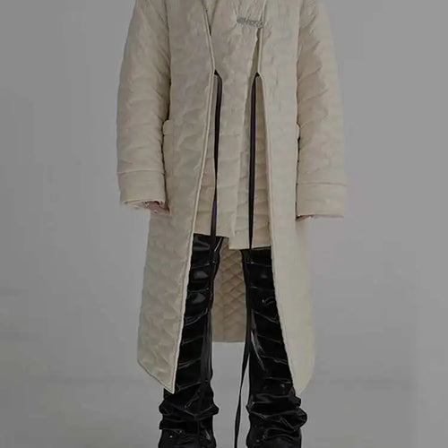 Load image into Gallery viewer, Apricot Scarf Big Size Hooded Cotton-padded Coat Long Sleeve Women Parkas Fashion Tide New Autumn Winter 2025 CP17590
