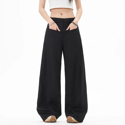 Load image into Gallery viewer, Men's Suit Pants Three Dimensional Cutting Splicing Aline Style Casual Trousers Loose Wide Leg Casual Trendy 9W1199
