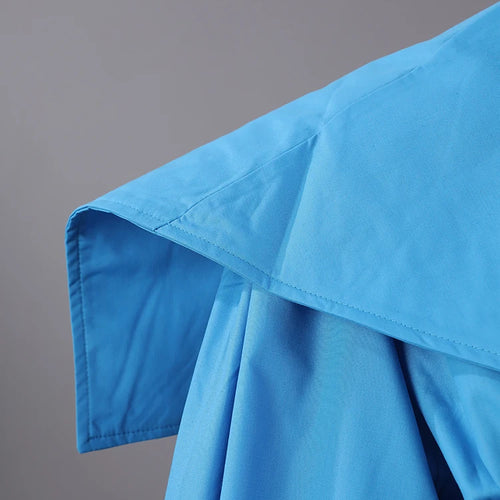 Load image into Gallery viewer, Women Black Irregular Shirt Dress New Lapel Lartern Long Sleeve Belt Waist Loose Fashion Tide Spring Autumn 2025 1DH2257
