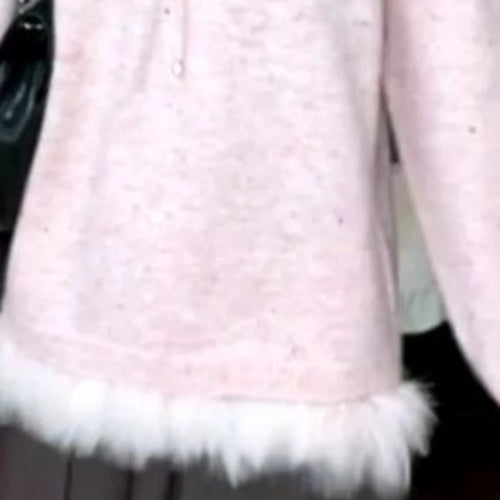 Load image into Gallery viewer, Y2k Aesthetic Women Sweet Fur Patchwork Sweaters Grunge Sailor Collar Bandage Jumpers Loose Knitted Harajuku Pullovers Female
