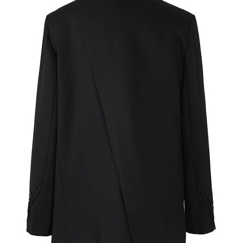 Load image into Gallery viewer, Women Apricot Irregular Hem Big Size Elegant Blazer New Lapel Long Sleeve Jacket Fashion Tide Spring Autumn 2025 CPG1174
