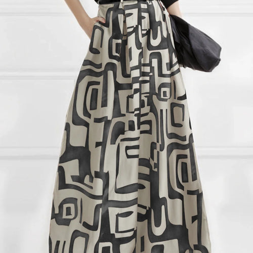 Load image into Gallery viewer, Trendy Women&#39;s High Waisted Pant 2025 Summer Spring Loose Pleated Printed  Wide Leg Casual Long Trousers For Female
