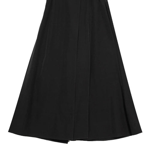 Load image into Gallery viewer, High Elastic Waist Black Irregular Pleated Long Wide Leg Pants New Trousers Women Fashion Tide Spring Autumn 2025 1DJ0963
