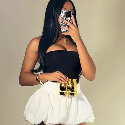 Load image into Gallery viewer, Ball Gown Skirts Women Y2K Hottie 2025 Summer Trend Midnight Waistband Miniskirts Birthday Streetwear Wild Bottoms
