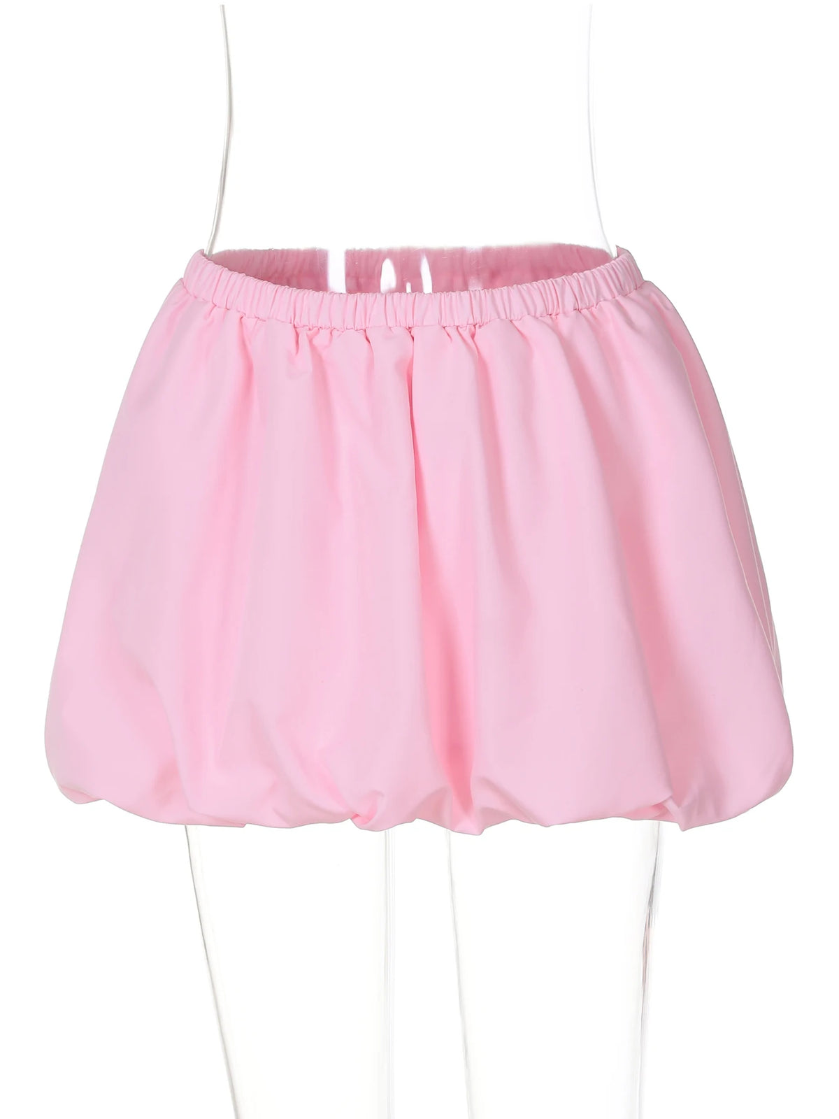 High Waist Solid Stretch Elegant Sexy Mini Skirt Summer Women Casual Cute Y2K Outfits Birthday Party Festival