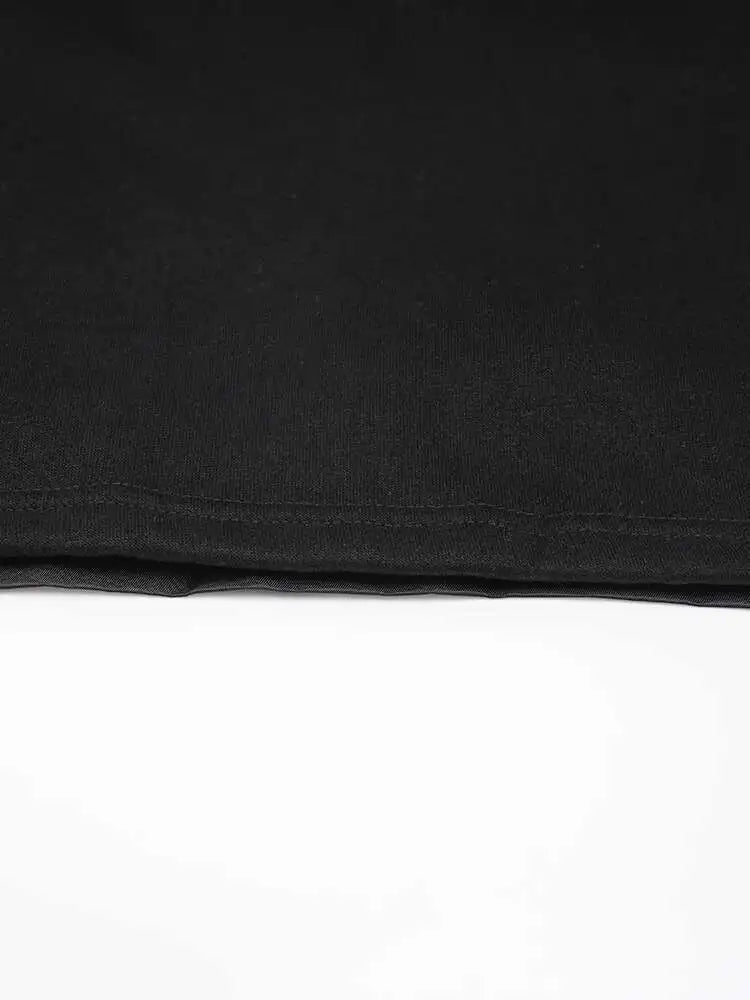 Women Army Green Color-block Big Size Midi Dress New Round Neck Long Sleeve Fashion Tide Spring Autumn 2025 CPG2092