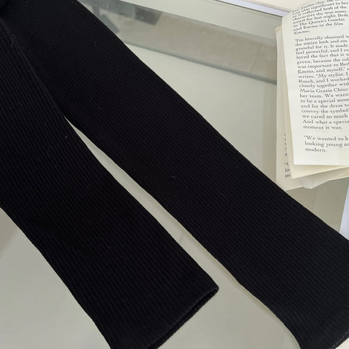 Load image into Gallery viewer, French Vintage Women Black Patchwork Lace Bow Halter Knit Short Dress Autumn Long Sleeve Drawstring Lace-up Pleated Party Dress
