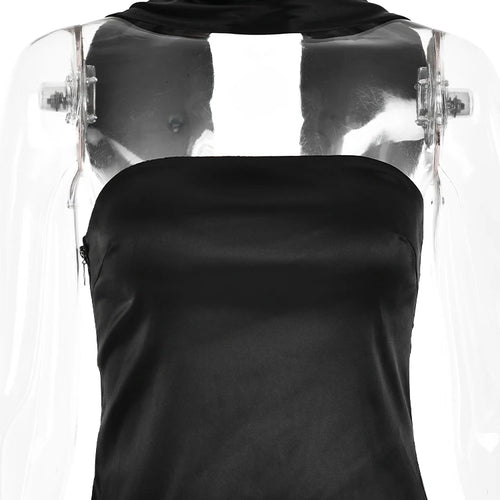 Load image into Gallery viewer, Sexy Bra Hanging Neck For Women Top Sleeveless Slim Fit Wrap Chest Tight Tank Top Female Fashion Versatile Skinny Top
