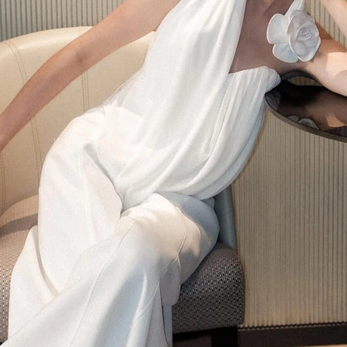 Load image into Gallery viewer, Solid Spliced Folds Loose Blouses For Women Halter Sleeveless Temperament Shirt Female Fashion Style Clothes New
