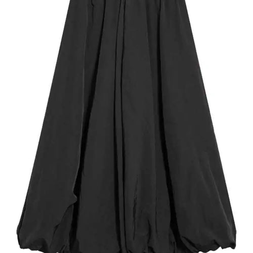 Load image into Gallery viewer, High Elastic Waist Black Brief Pocket Long Elegant Bud Half-body Skirt Women Fashion Tide New Spring Autumn 2025 1DH7170
