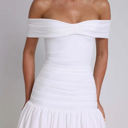 Load image into Gallery viewer, Elegant Sleeveless Tight Zipper Dress Women Sexy One Shoulder Backless Vestido Autumn/Winter Party Club Evening Dress
